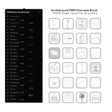 Mega Pack Of +1500 Architecture Stamps And Brushes For Procreate