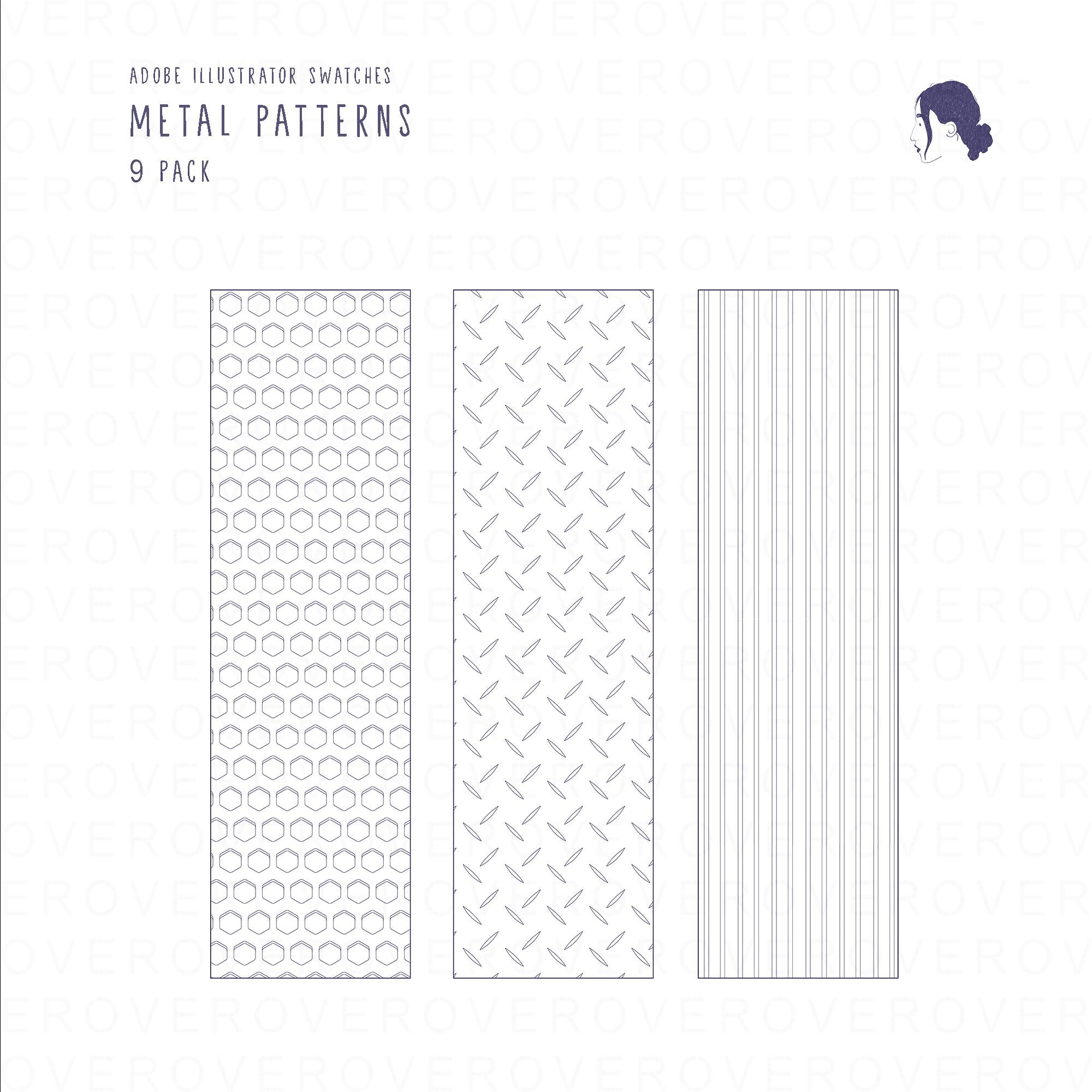 Metal Patterns — pattern set for architectural drawings, preview 2 of 4