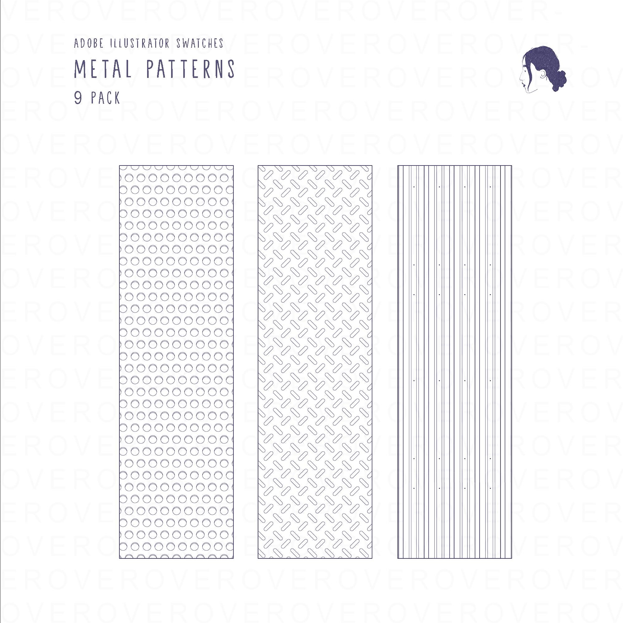 Metal Patterns — pattern set for architectural drawings, preview 3 of 4