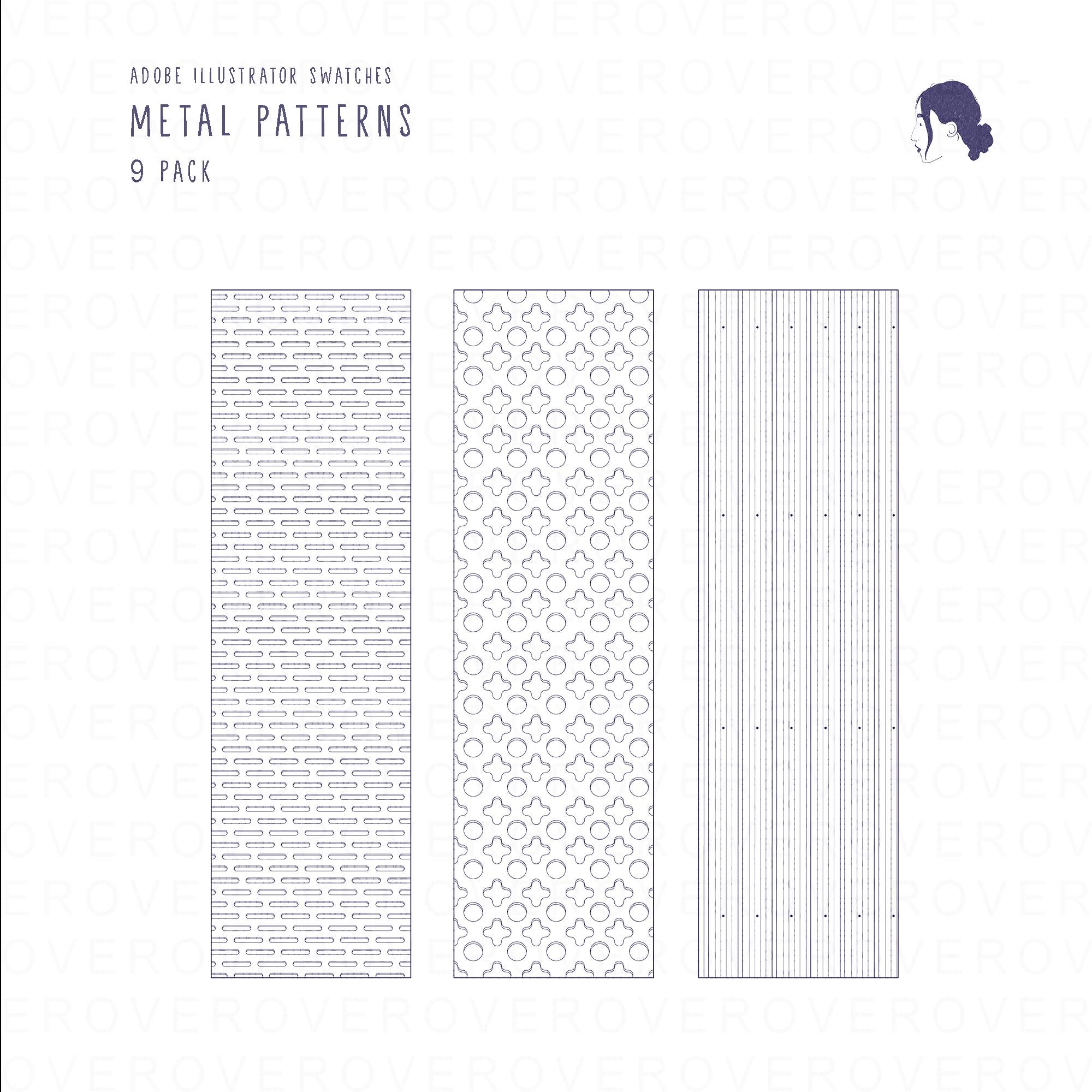 Metal Patterns — pattern set for architectural drawings, preview 4 of 4