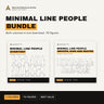 Minimal Line People Bundle cover