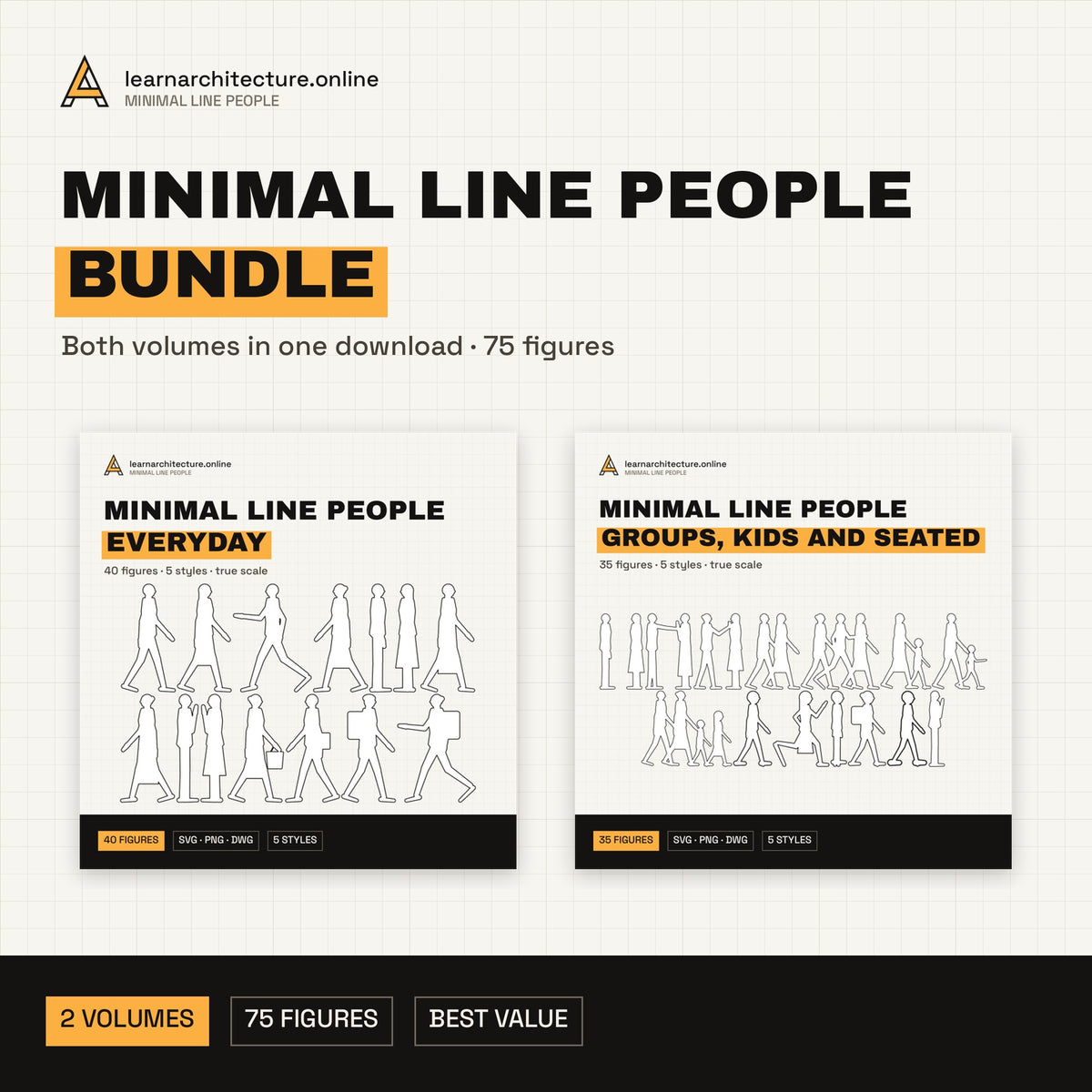 Minimal Line People Bundle cover