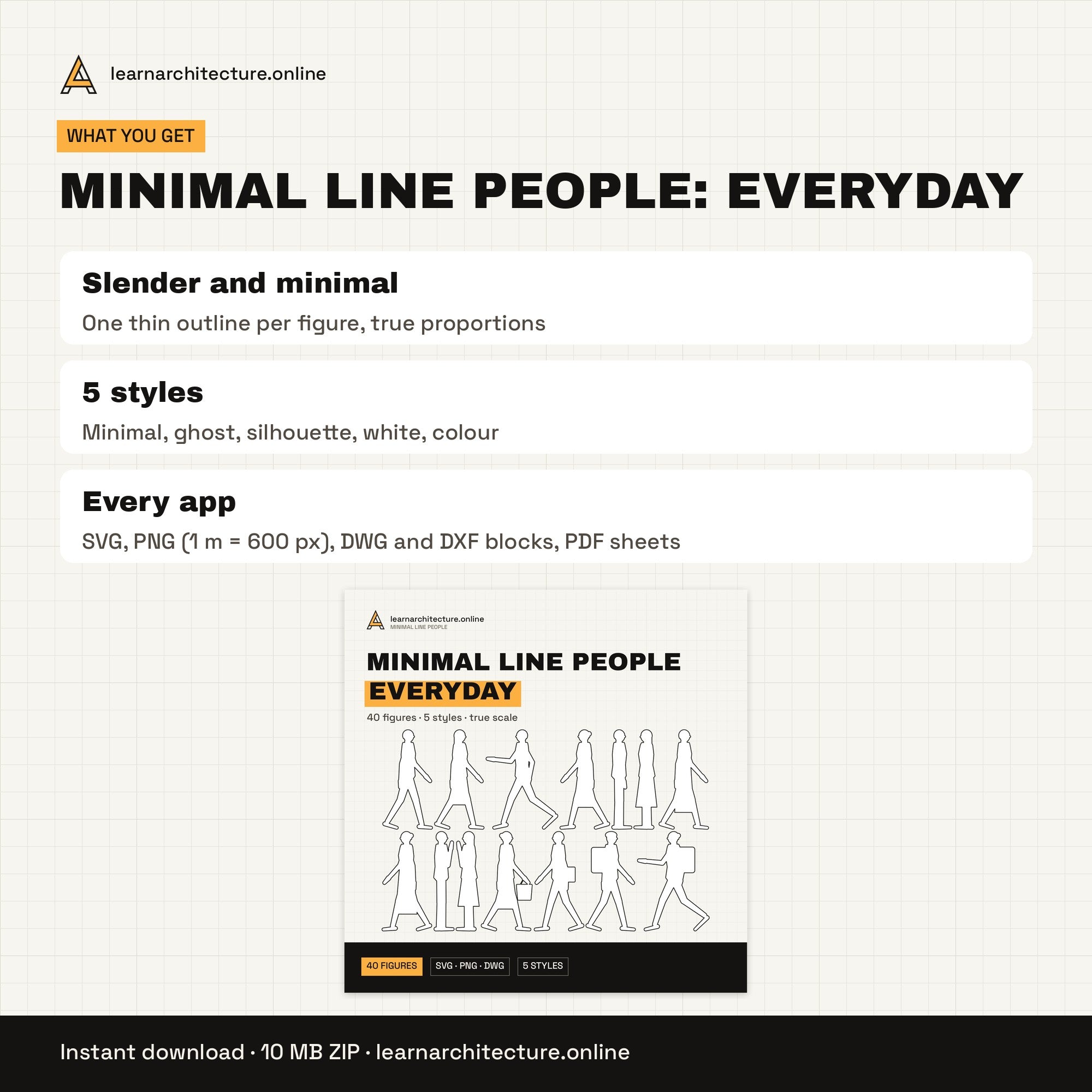 Minimal Line People Everyday what you get