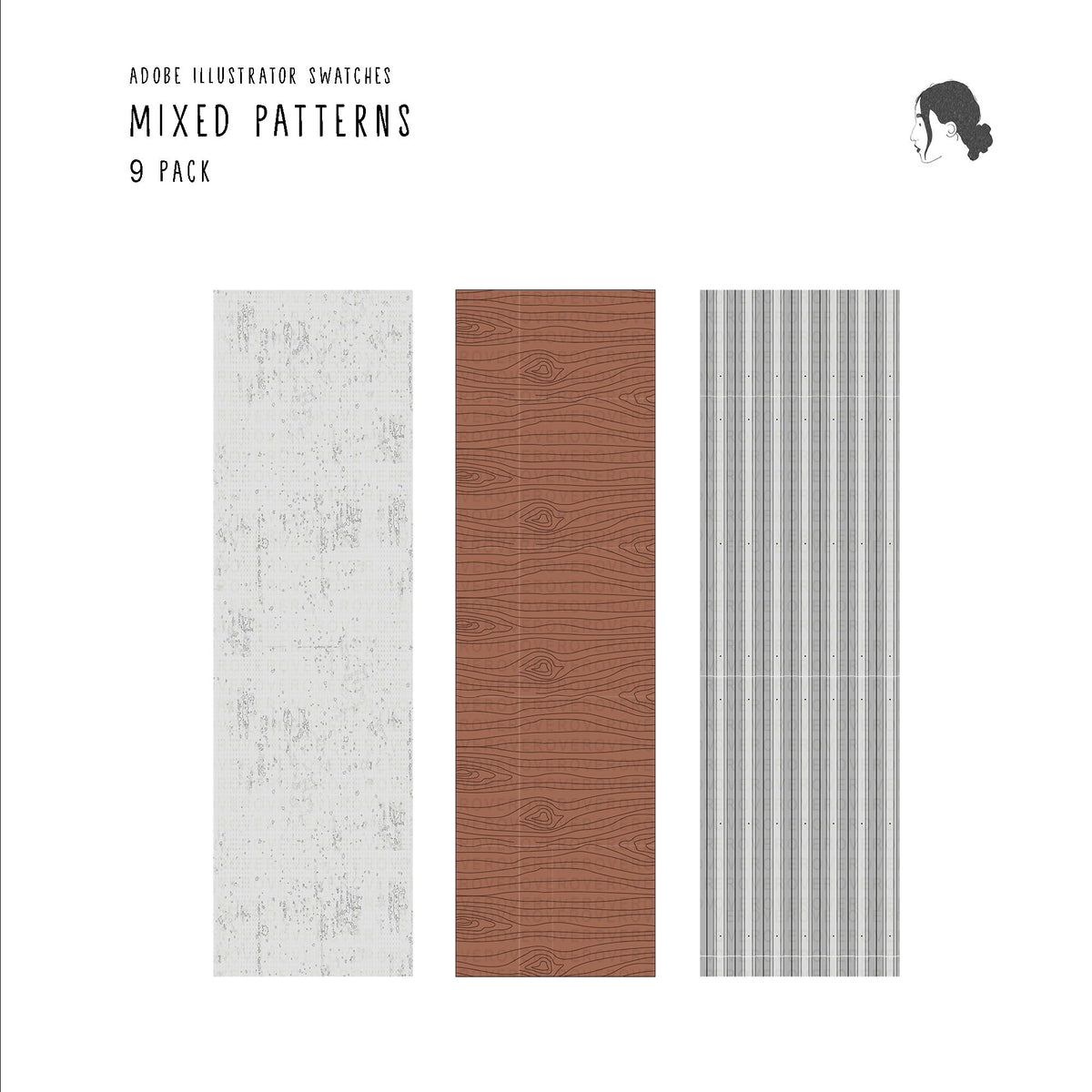 Mixed colored patterns — pattern set for architectural drawings, preview 3 of 4