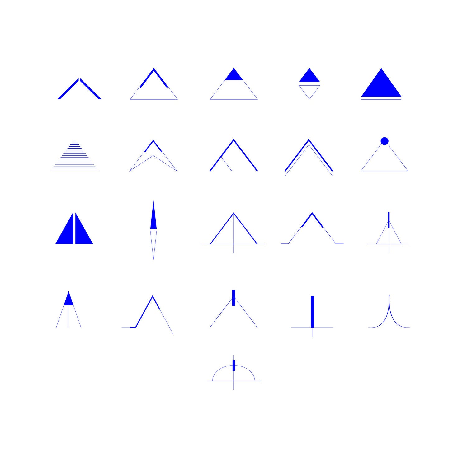 North Symbols Pack — cutout pack for architectural visualisation, preview 1 of 2