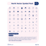 North Vector Symbol Pack — cutout pack for architectural visualisation, preview 1 of 2