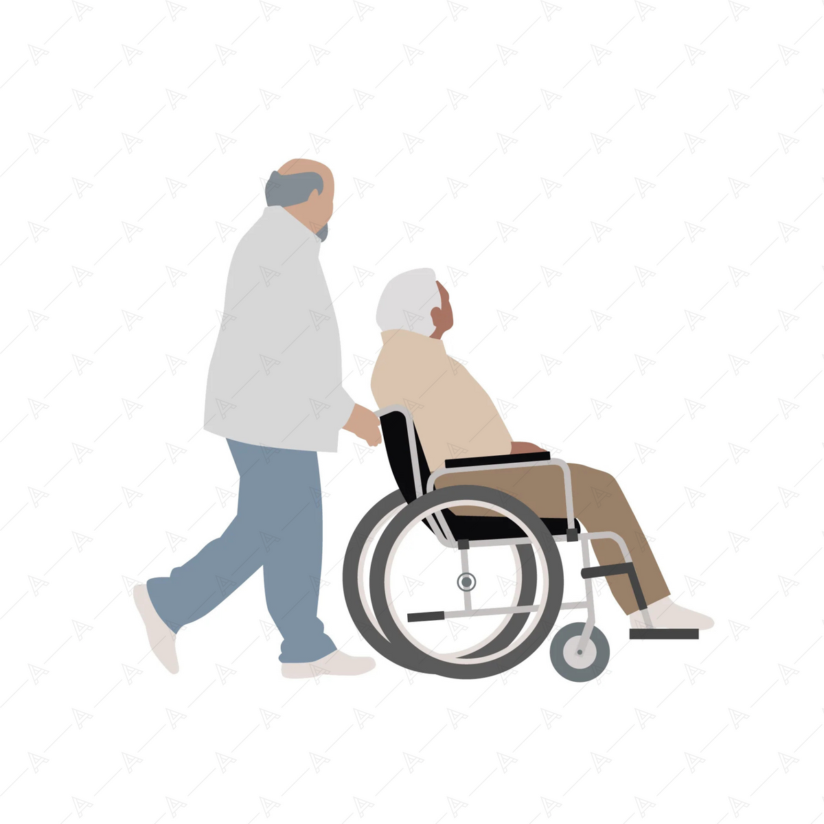 Old People Cutout Pack — cutout pack for architectural visualisation, preview 4 of 4