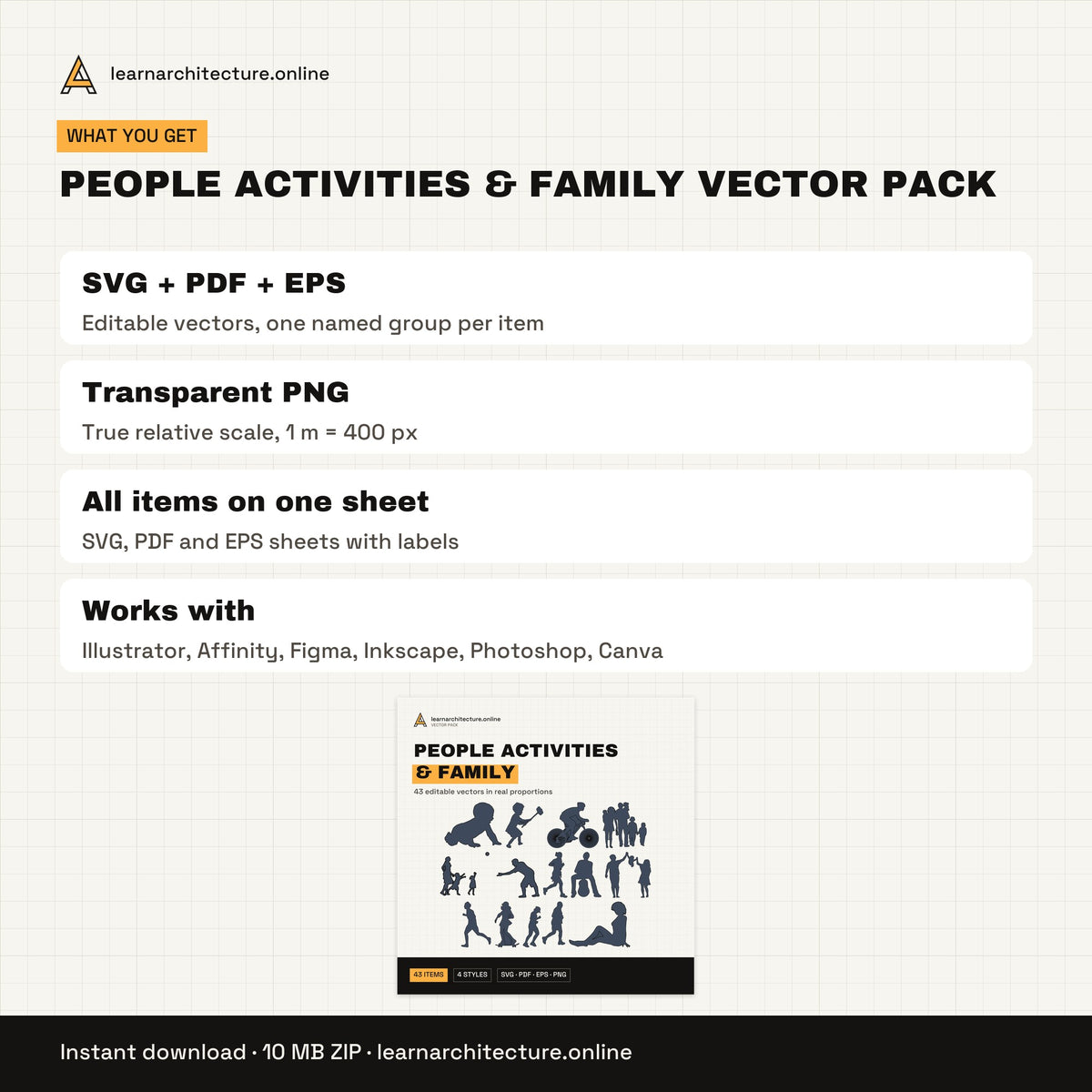 People Activities & Family Vector Pack files and formats