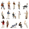People at the Office Vector Pack — cutout pack for architectural visualisation, preview 1 of 3