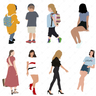 People Illustration Pack 1 — cutout pack for architectural visualisation