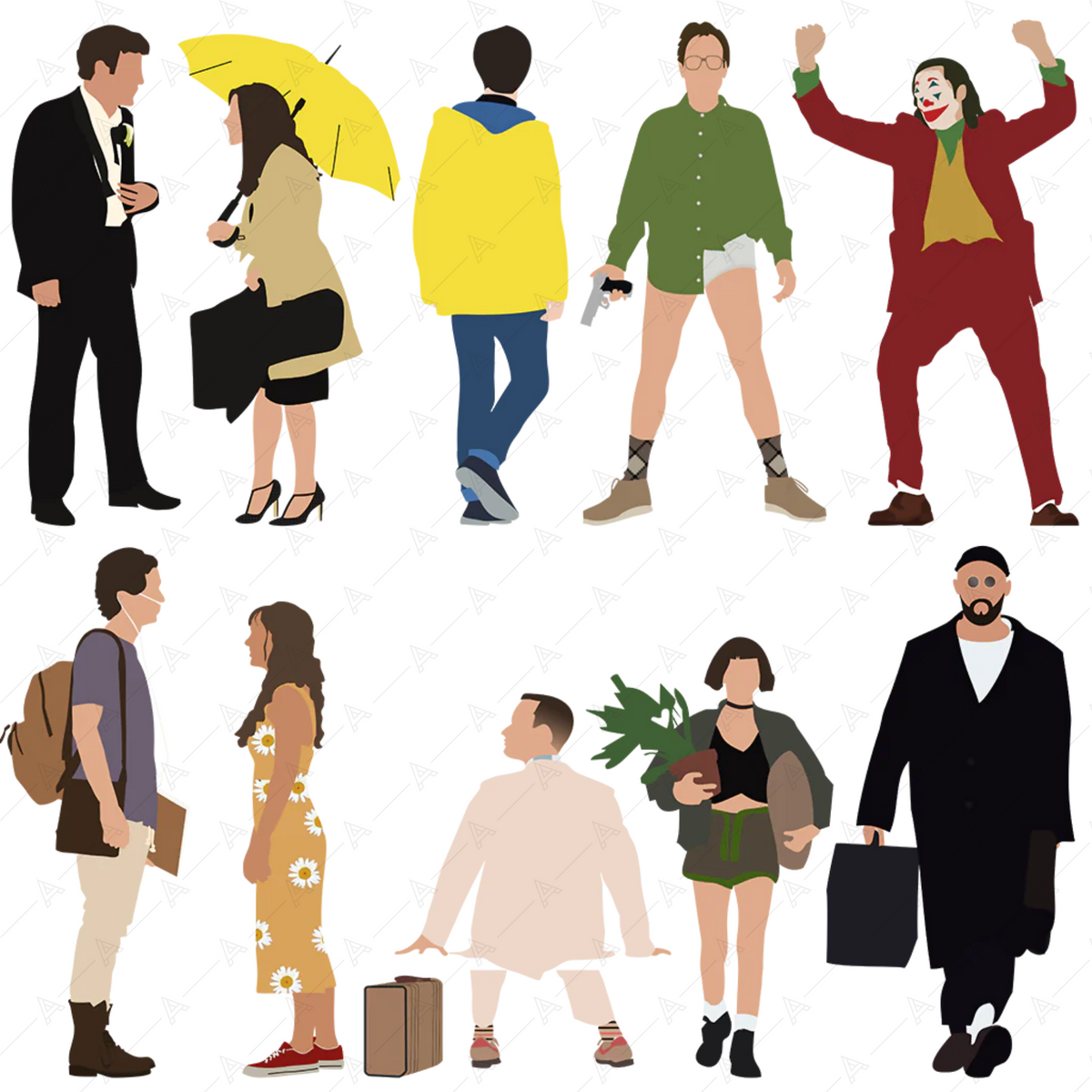 People Ilustration Pack 4 — cutout pack for architectural visualisation
