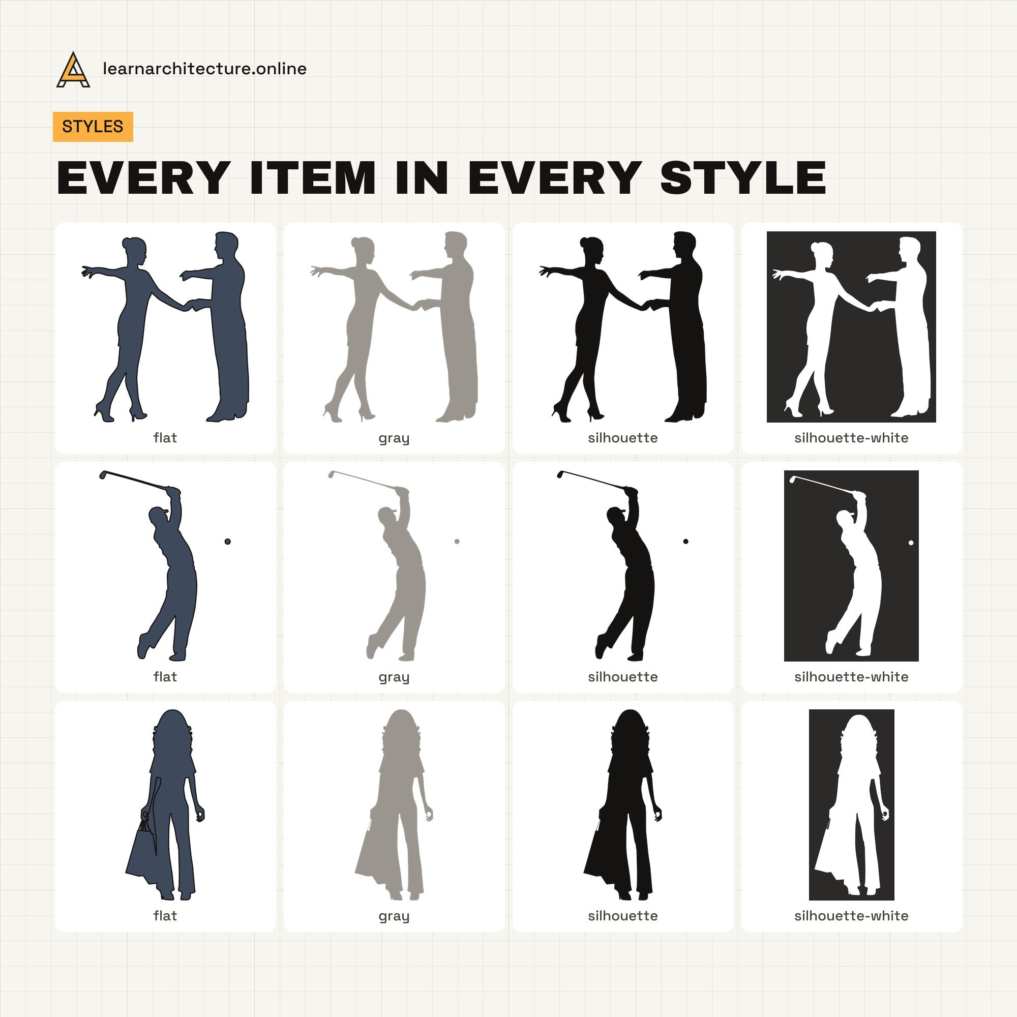 People Sports, Dance & Leisure Vector Pack all styles