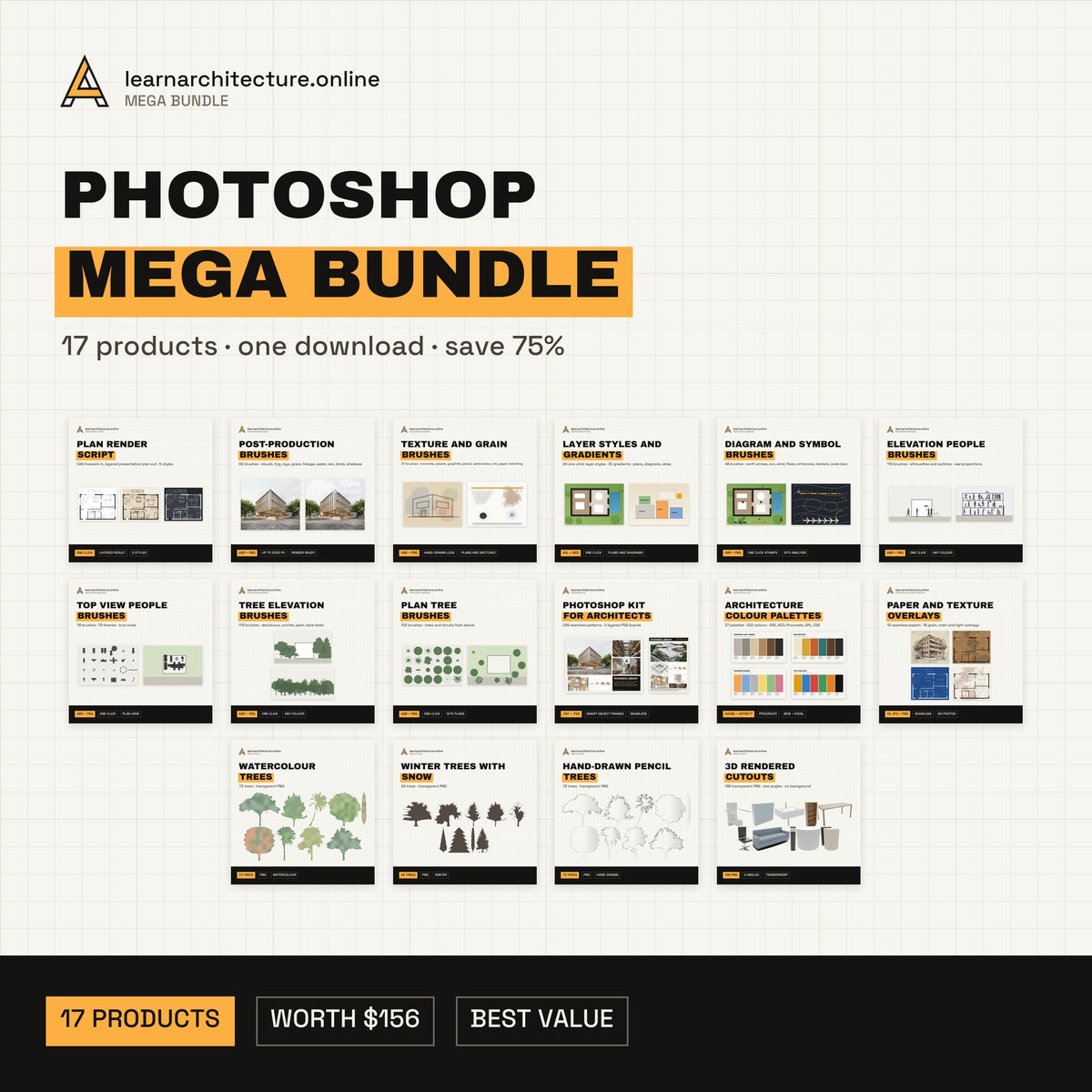 Photoshop Mega Bundle cover