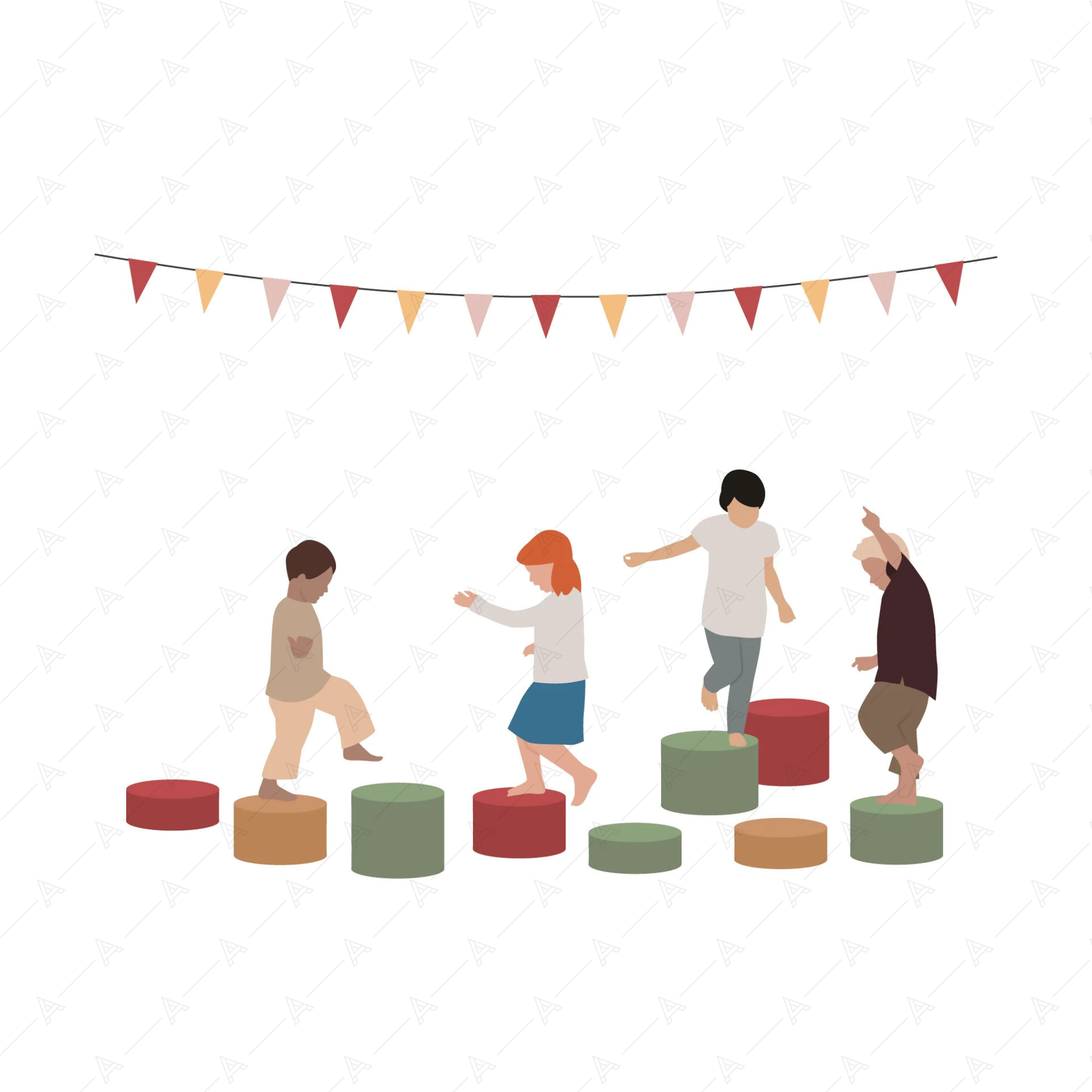 Playground (30 Objects) — cutout pack for architectural visualisation, preview 3 of 7