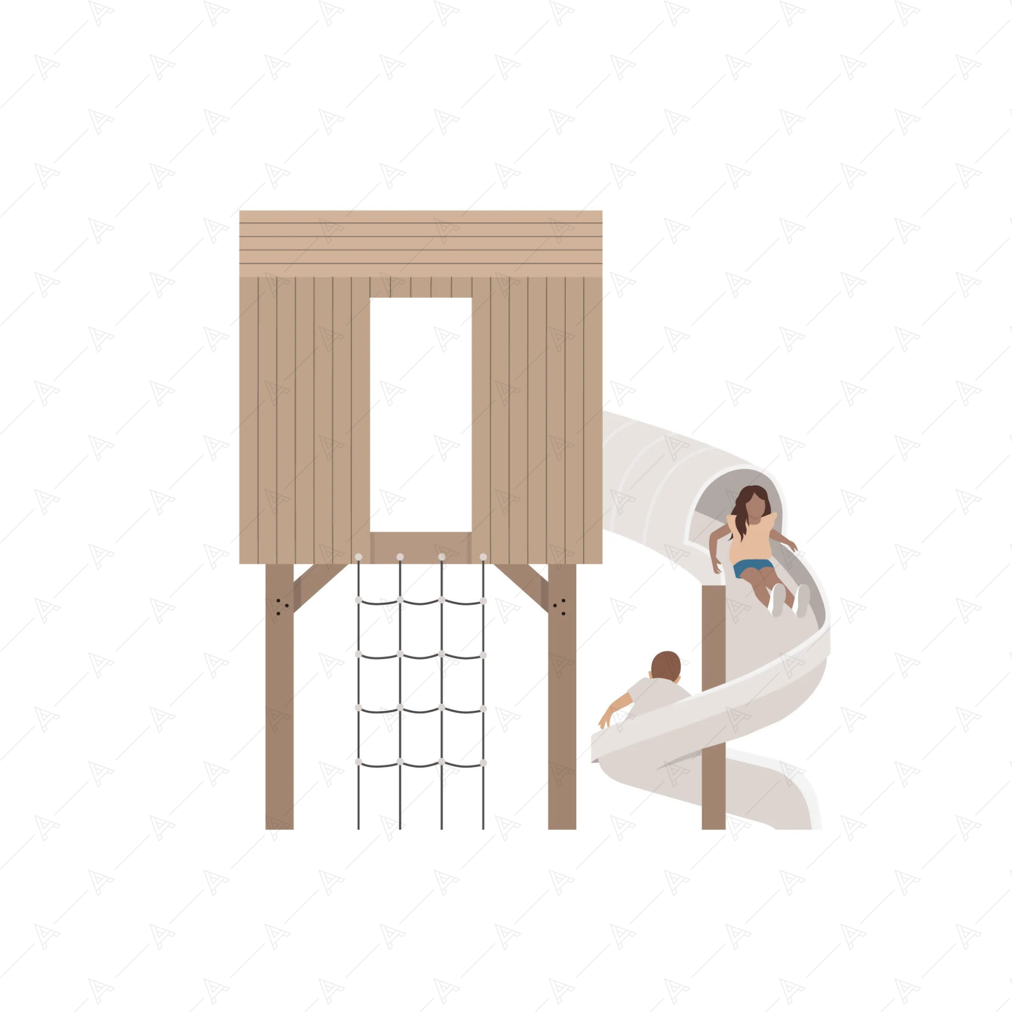 Playground (30 Objects) — cutout pack for architectural visualisation, preview 7 of 7