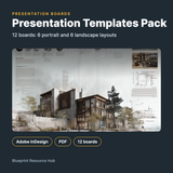 Architectural Presentation Templates Pack: Premium