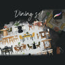 Procreate Interior Design Dining Set Table and Chairs Sketch Blocks Cutouts — cutout pack, preview 1 of 2