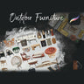 Procreate Interior Design Outdoor Furniture Sketch Blocks Cutouts — cutout pack, preview 1 of 2