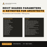 Revit Shared Parameters & Keynotes for Architects cover