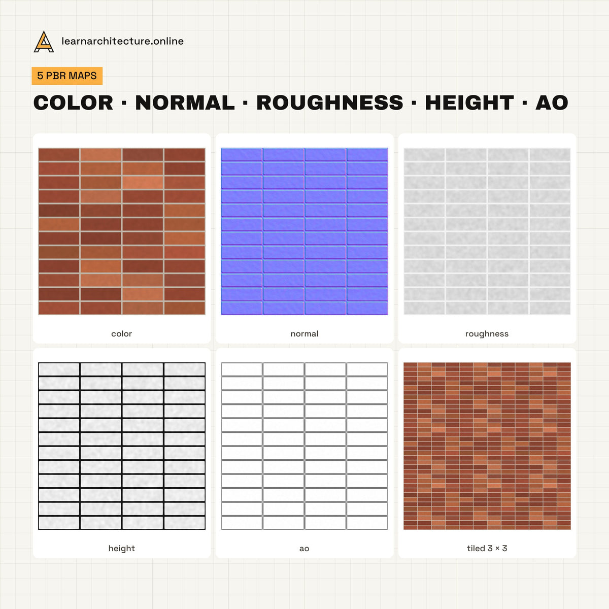 Seamless Masonry & Cladding PBR Textures PBR maps