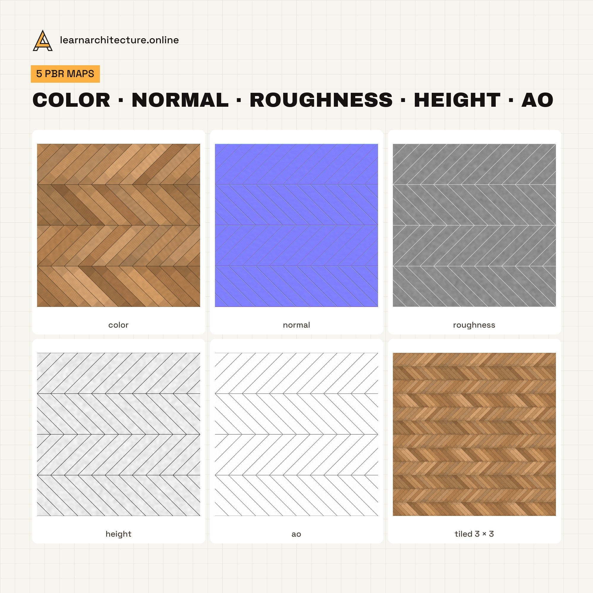 Seamless Wood & Roofing PBR Textures PBR maps