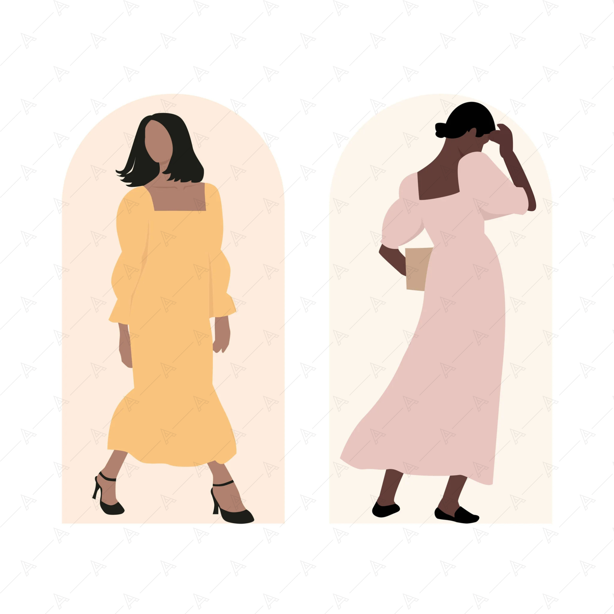 Summertime Women Cutout Pack — cutout pack for architectural visualisation, preview 2 of 5