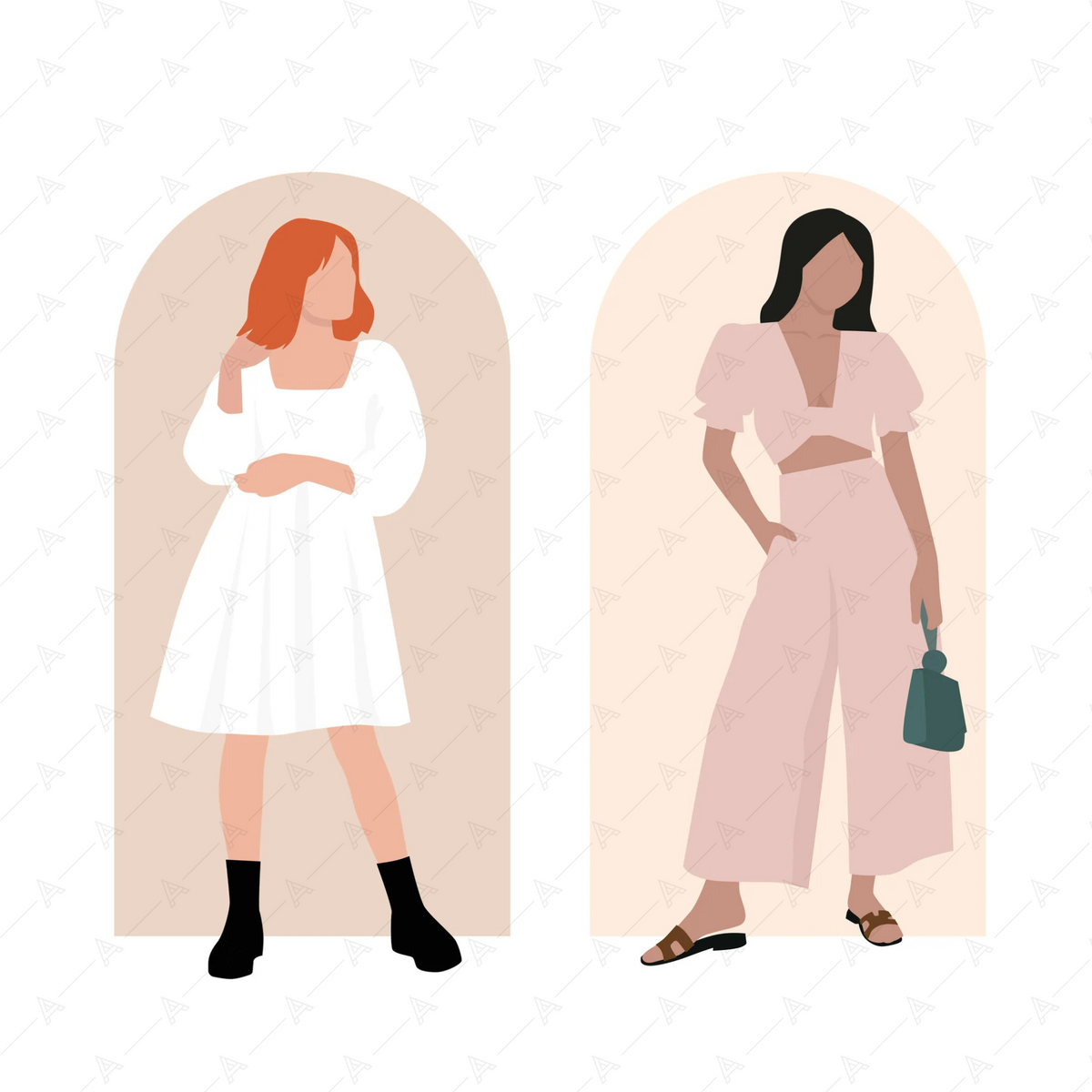 Summertime Women Cutout Pack — cutout pack for architectural visualisation, preview 5 of 5