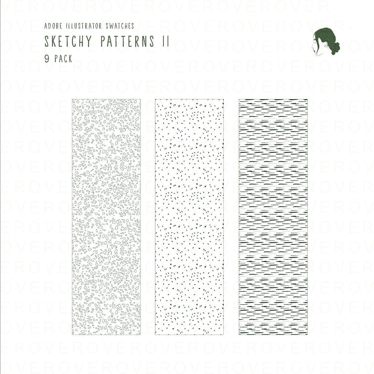 Swatch Sketchy Patterns II — pattern set for architectural drawings, preview 2 of 4