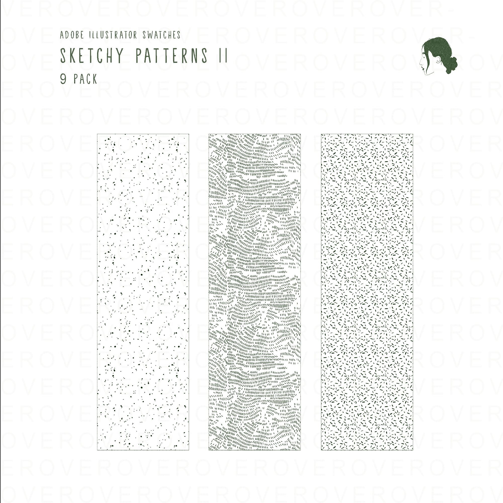 Swatch Sketchy Patterns II — pattern set for architectural drawings, preview 4 of 4