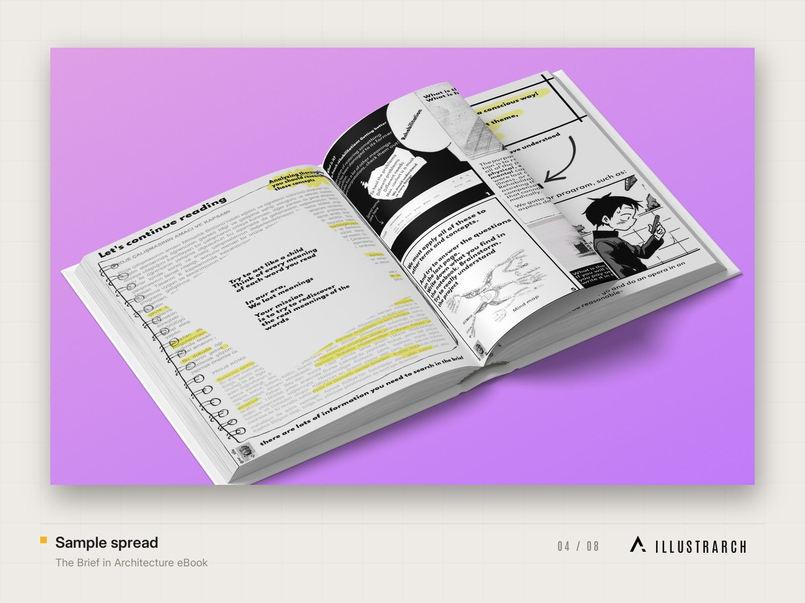 The Brief in Architecture eBook: sample spread