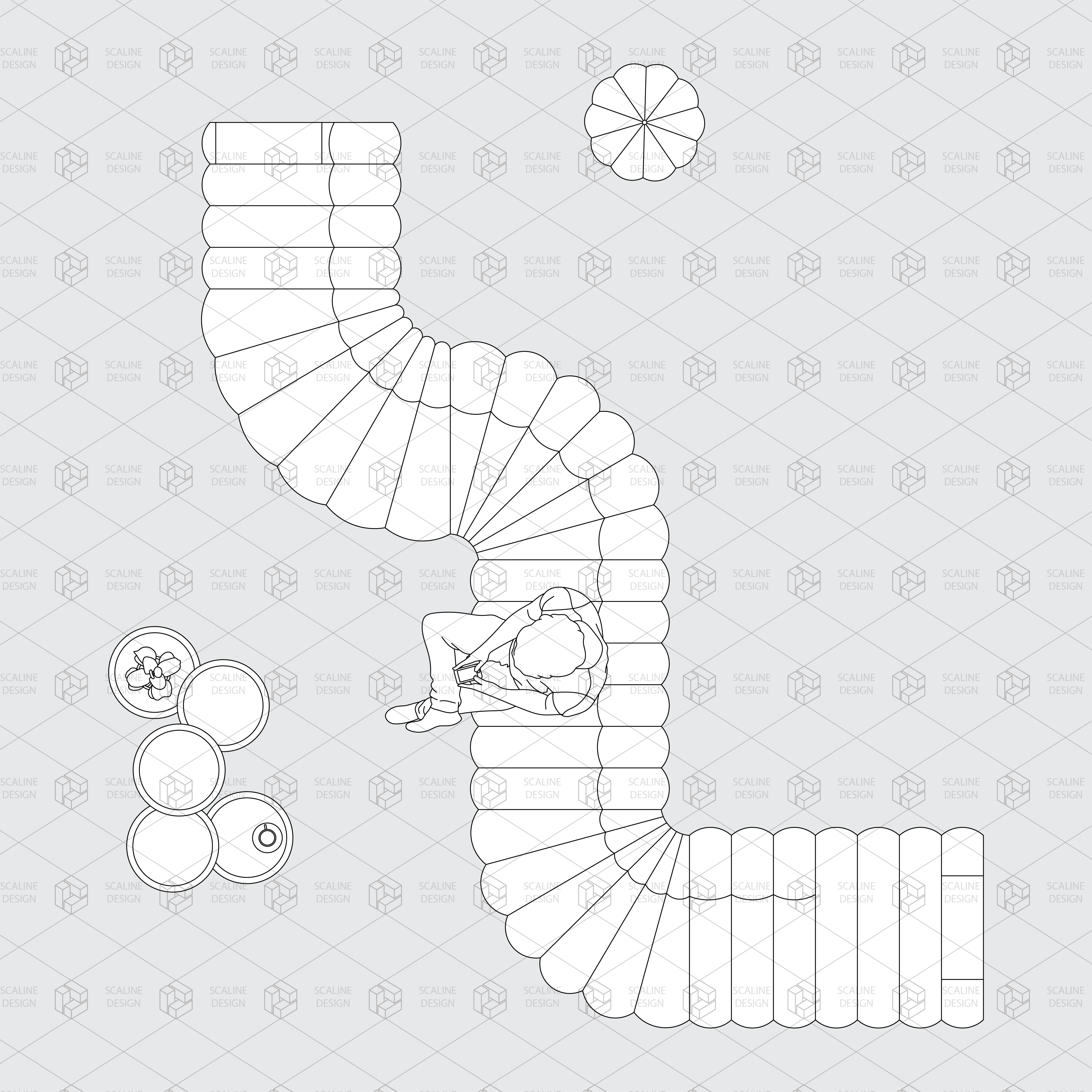 Lounge furniture sofa top view_cover 4