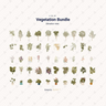 Vector Vegetation Bundle Pack — cutout pack for architectural visualisation, preview 1 of 4