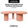 Design and Create Curved Furniture with Concrete