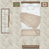 Vector & PNG Bedroom Top View Furniture