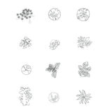 Minimal Vegetation AutoCAD Block / Set 02