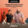 Design and Create Curved Furniture with Concrete