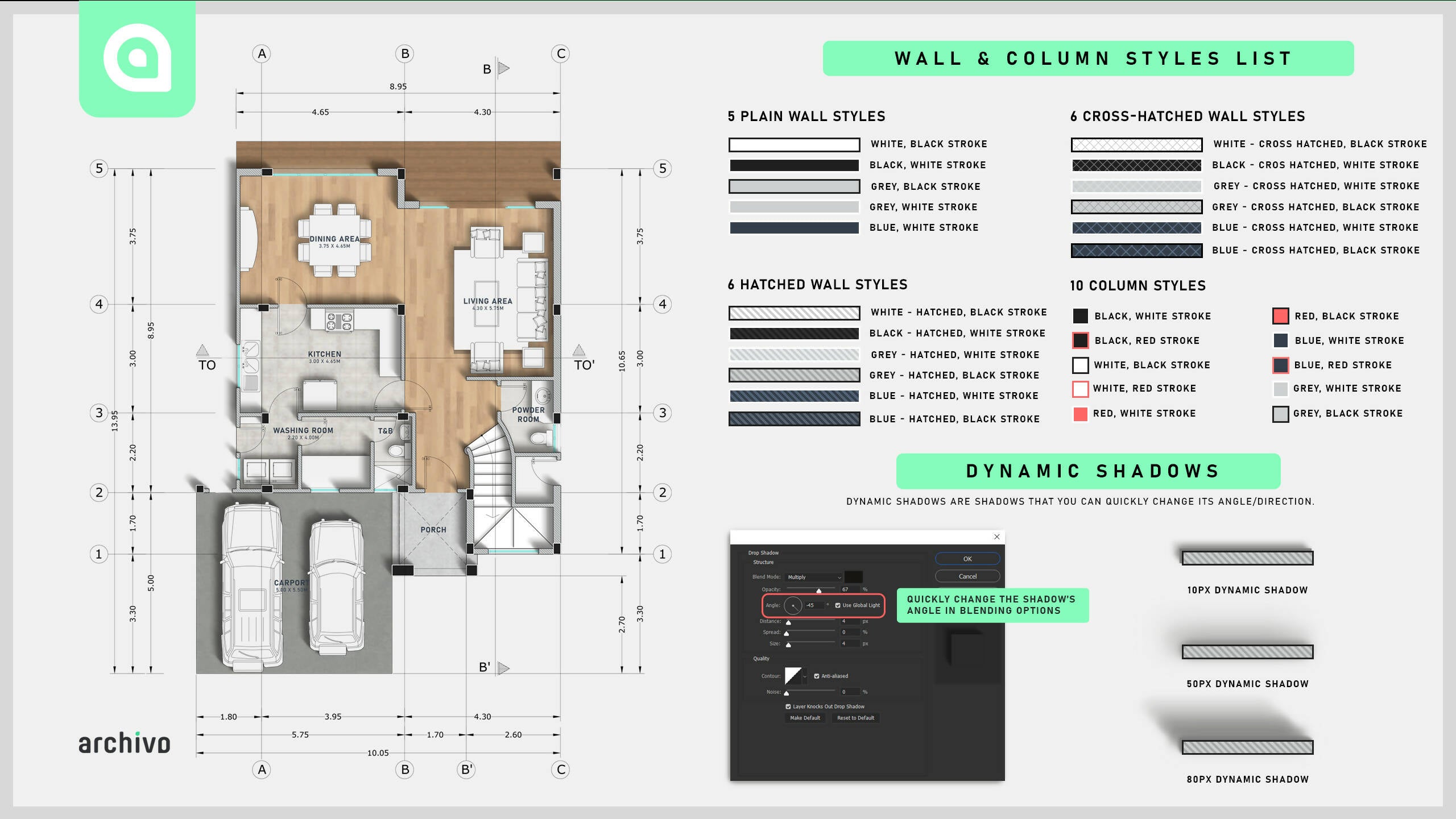 Photoshop Floor Plan Rendering Toolkit – Learn Architecture Online