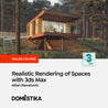 Realistic Rendering of Spaces with 3ds Max