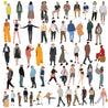 Mega Pack of 52 Vector People Human Scales
