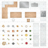 Vector & PNG Kitchen and Food Illustration