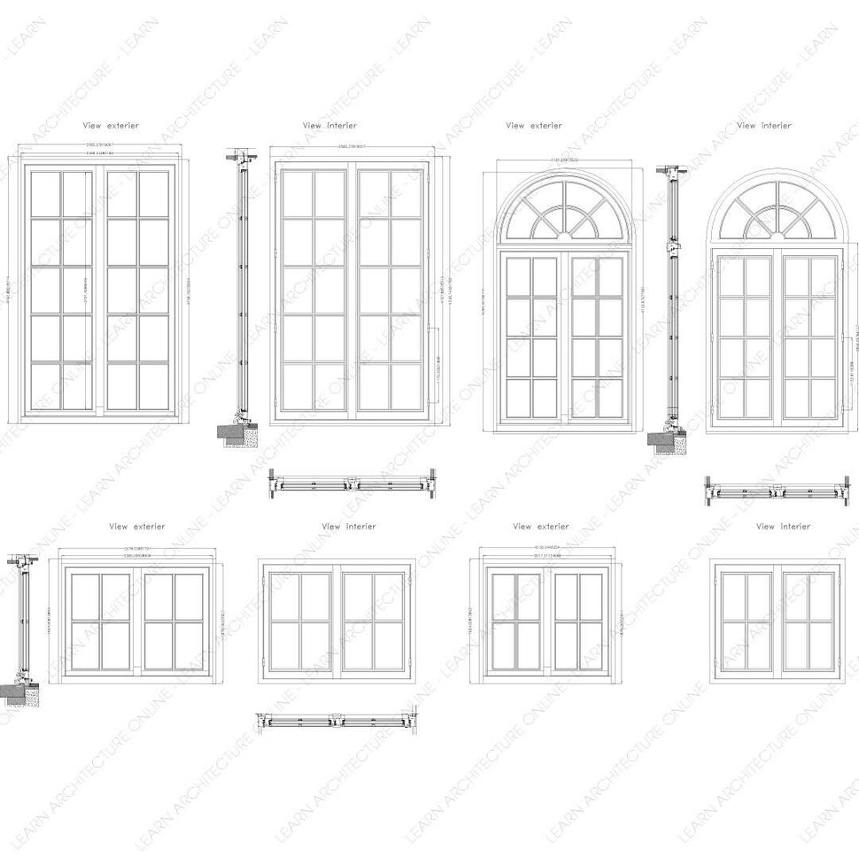 CAD Block Window – Learn Architecture Online