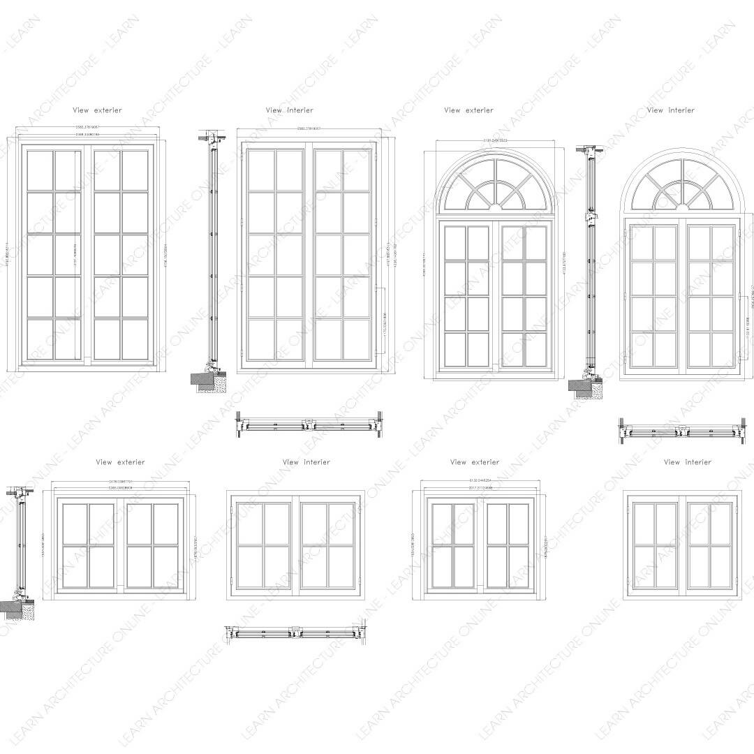 CAD Block Window Learn Architecture Online Cad block window learn architecture online
