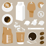 Flat Vector Coffee Flavor
