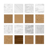 Swatch Wood Patterns for Adobe Illustrator (16 Patterns)