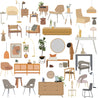 Furniture Vectors (66 figures)