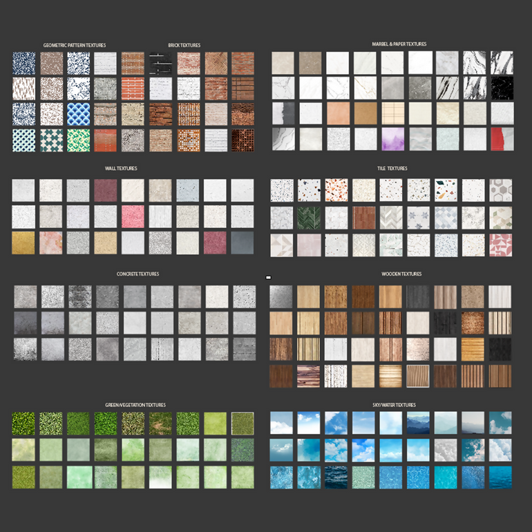 Mega Texture Pack – Learn Architecture Online