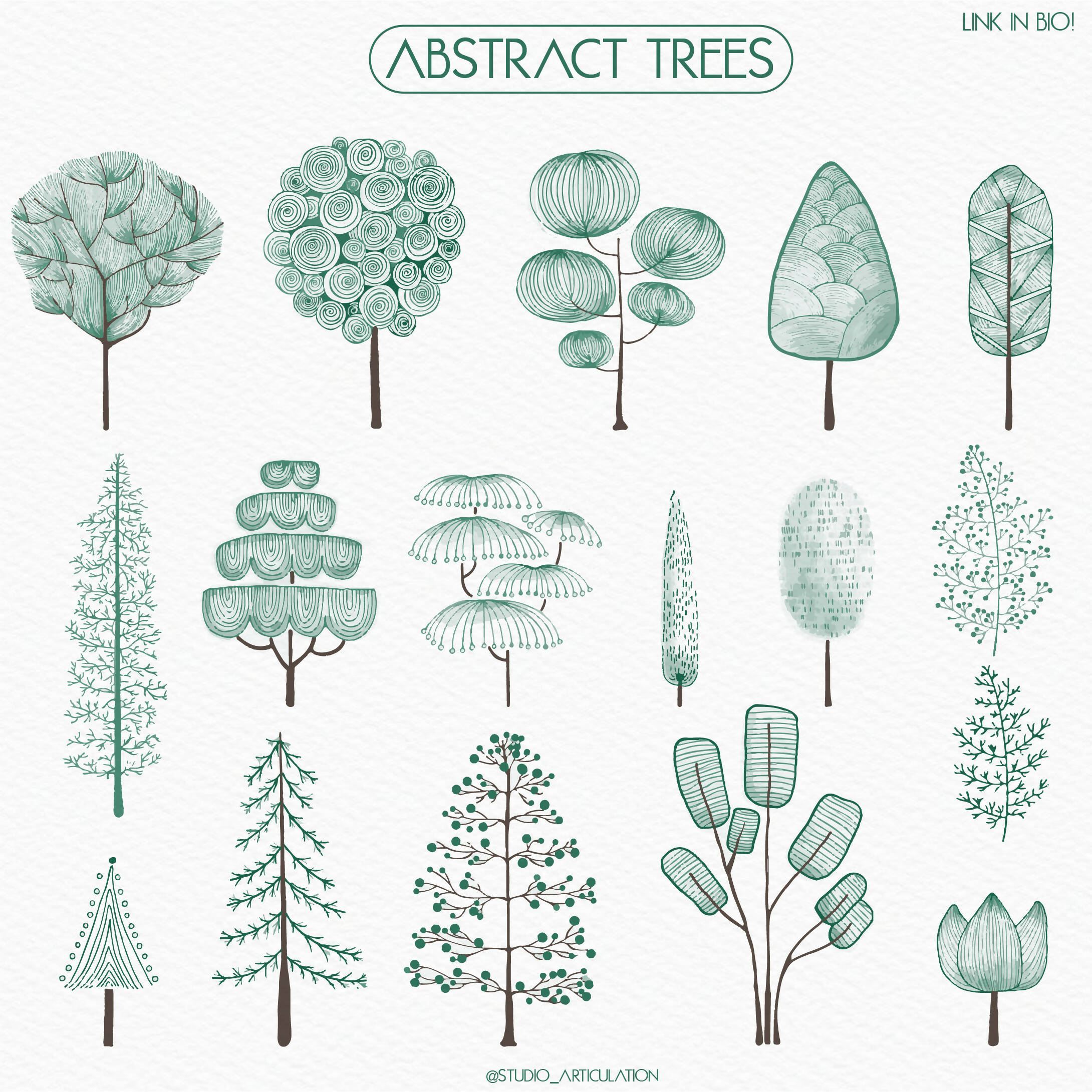 Abstract Trees Cutout – Learn Architecture Online