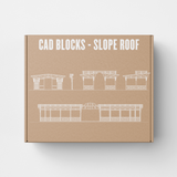 CAD Block Timber Construction Slope Roof