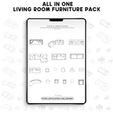 All In One Living Room Furniture Pack
