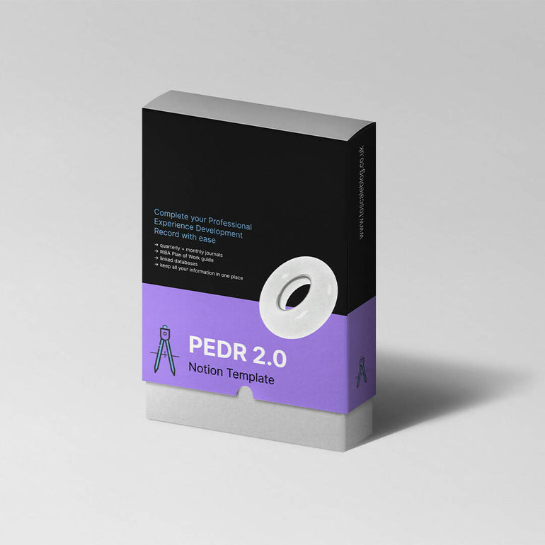 Pdrep Form Premium PEDR Template – Learn Architecture Online